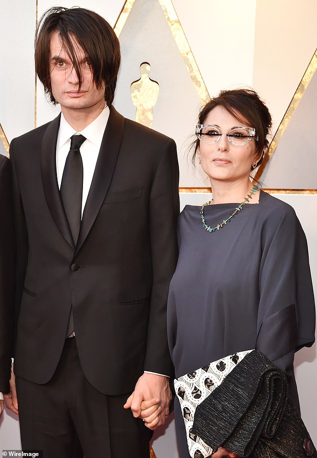 Jonny is married to Israeli visual artist Sharona Katan (pictured together in 2018)