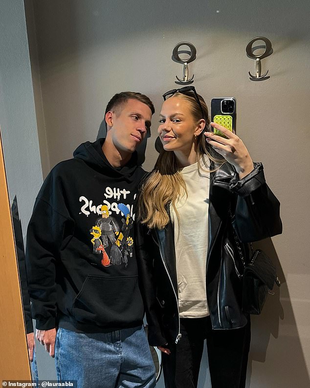 Olmo has a German girlfriend, social media influencer and TikTok star Laura Abla Schmitt