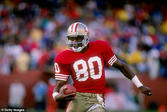 Rice, a two-time Offensive Player of the Year, won three Super Bowls in 16 years with the Niners