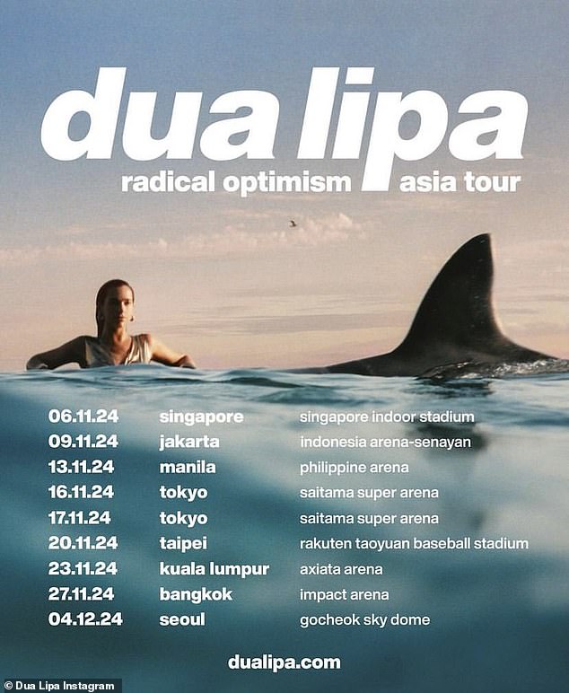 Dua was initially set to play just one show at the London venue on Friday 20 June 2025 as part of her Radical Optimism tour, but added a second show on Friday.