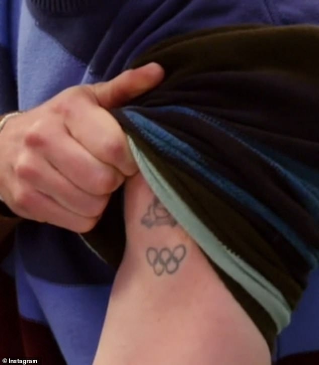 Lee, 43, revealed that Blake, 42, decided to get the iconic Olympic rings tattooed on his upper arm because they represented greatness - without realising how 'offensive' it could be