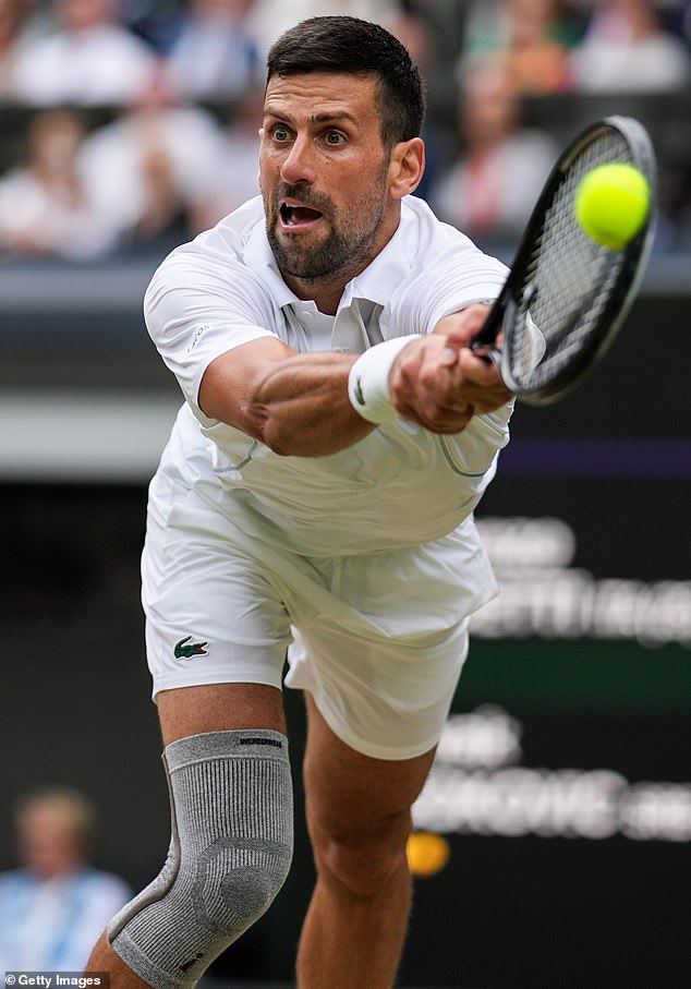 The Serb (pictured, in the men's Wimbledon semi-final) was all for it, declaring that the tennis world really needs Kyrgios back on court