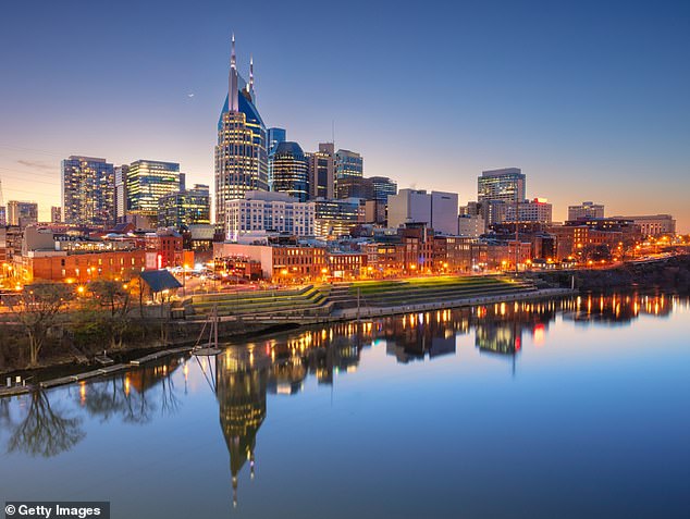 The shift to remote work, accelerated by the pandemic, has also increased demand in the South and Sun Belt regions. Pictured: Downtown Nashville, Tennessee with the Cumberland River