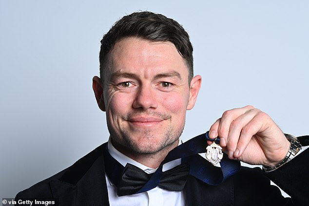 The leak exists because the incident with Webster occurred in a competition in which Brownlow's votes were not counted (pictured is 2023 winner Lachie Neale of the Brisbane Lions).