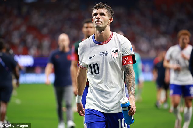 The US national team was knocked out of the group stage after losing to Panama and Uruguay