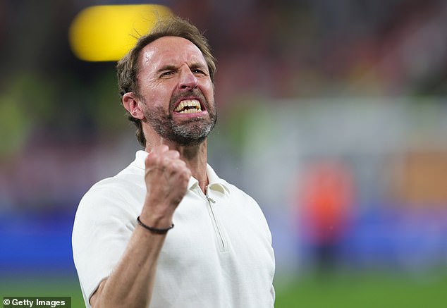 Southgate will lead England when they play Spain in the UEFA European Championship final on Sunday