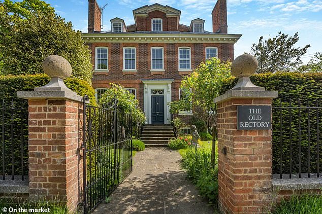 Grand: The Old Rectory in Kent is for sale through Strutt & Parker with a guide price of £3,250,000