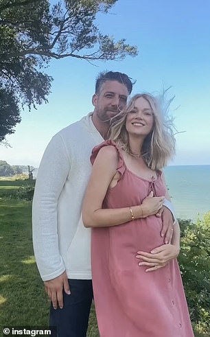 “I can't think of a better way to celebrate 10 years with you,” she wrote in the pregnancy announcement, along with baby and heart emojis.