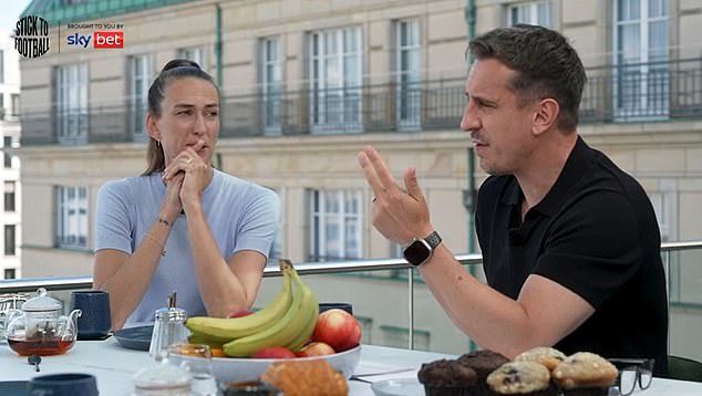 Neville chose Phil Foden over Spanish prodigy Lamine Yamal on the left flank