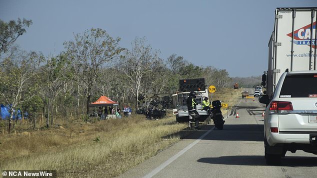 A family of six died, while two people in the truck survived.