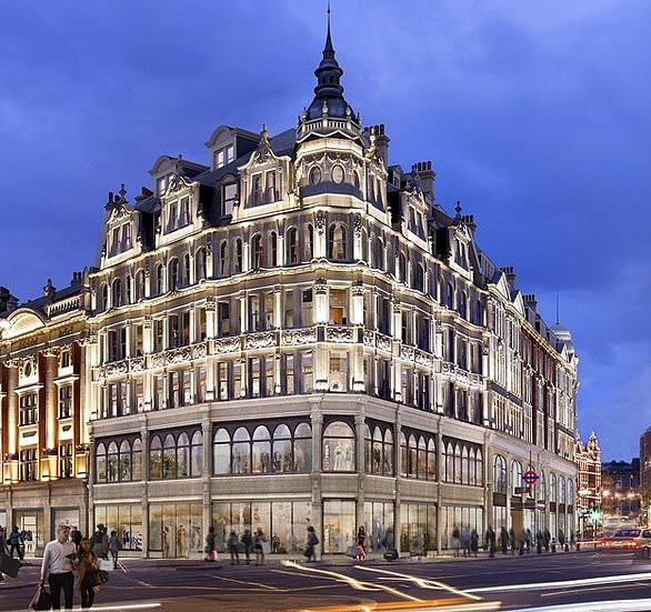 Stunning: Burberry's store on Sloane Street, London