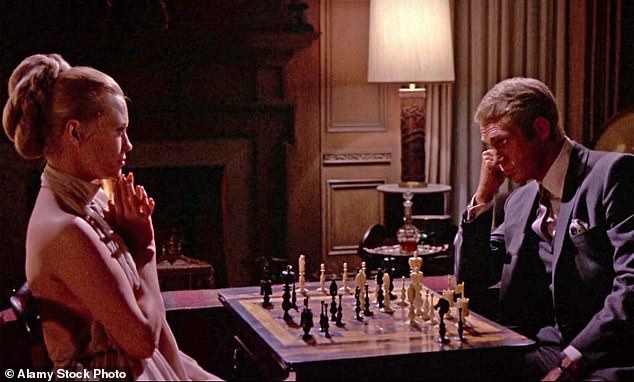 Steve played Thomas Crown in the 1968 film The Thomas Crown Affair, co-starring with Faye Dunaway