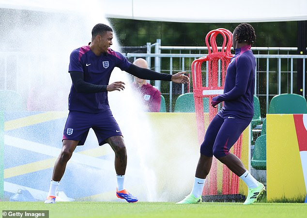 Both Ezri Konsa (left) and Eberechi Eze (right) impressed when called up by the England manager during the tournament