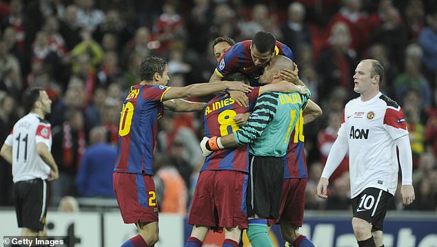 Manchester United have lost the Champions League final to Barcelona twice since 2001