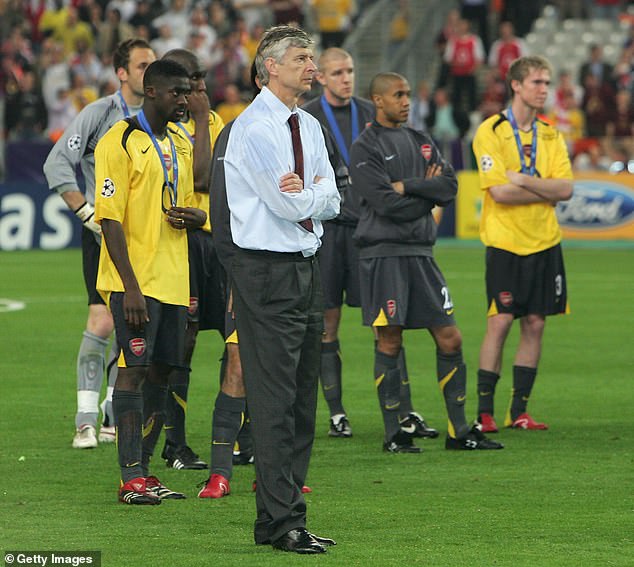 Arsenal are also victims of the Catalans, who lost the Champions League final in 2006.