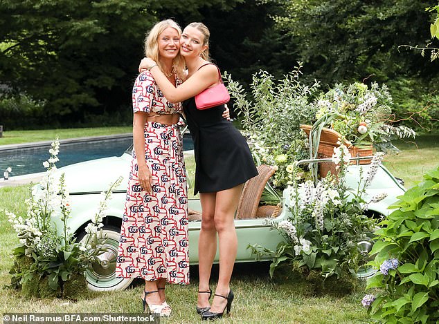 Actress Gwyneth Paltrow (left) and her daughter Apple Paltrow