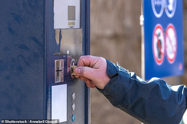 When they put the experiment to the test, they were stunned to find that they had only been given 20 minutes of free parking instead of 12 hours (File photo)