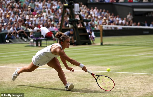 The third set was much more exciting as both players held their serve until Krejcokova made a breakthrough in the seventh game