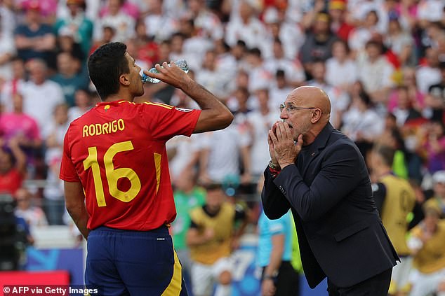 Rodri will be crucial for Spain when they take on England in the final of Euro 2024 on Sunday