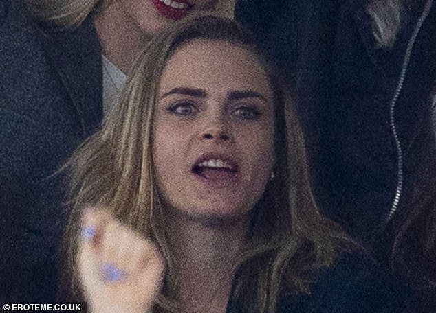 The Furiosa star was joined by her friend Cara, who was in a cheerful mood as she attended the concert in Hyde Park