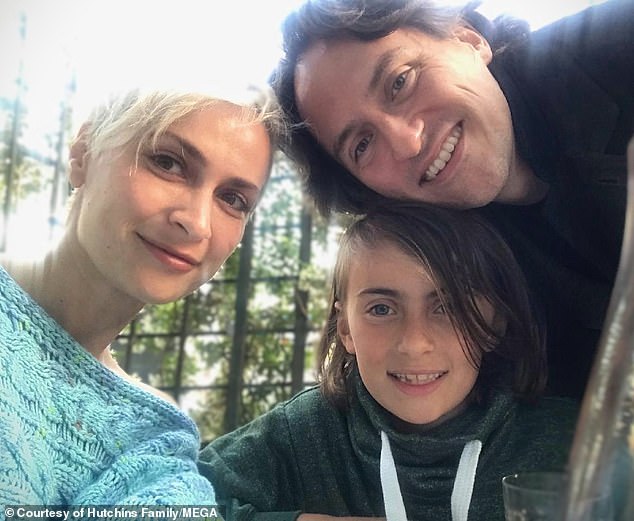 Matthew Hutchins, who was married to victim Halyna Hutchins (pictured with their son Andros) for 16 years, said in a statement after the shocking verdict that he looks forward to 