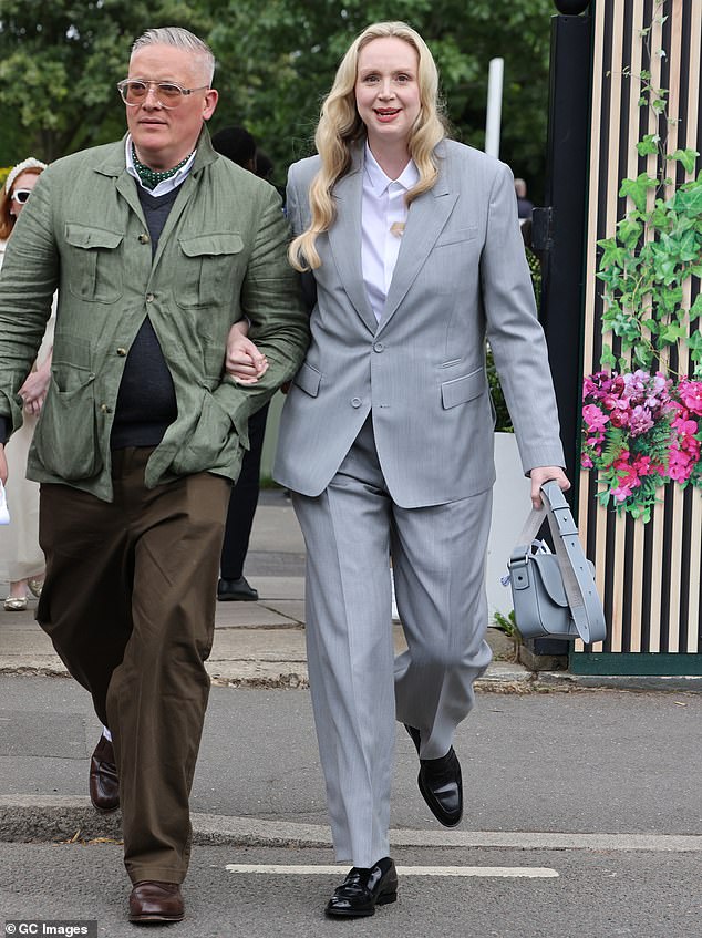 The actress, who previously received her first Primetime Emmy Award nomination for Outstanding Supporting Actress, looked incredible as she cut a stylish figure in a gray suit