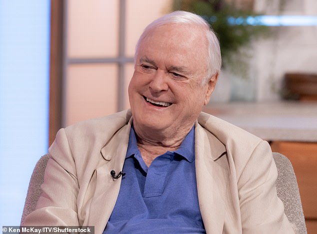 Fellow actor John Cleese (pictured) said: 'All these games are decided by random moments of luck. I hope we get really lucky today. These lads deserve it'