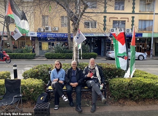 Pro-Palestine protesters I met this week when I visited the closed Albo polling station