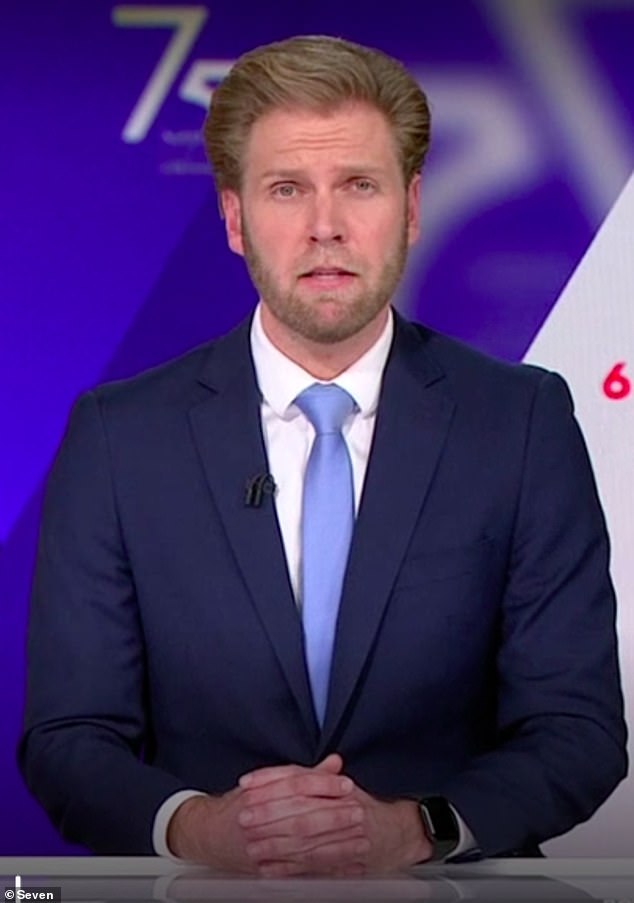 Meanwhile, many viewers don't appear to be happy either, with Australians threatening to boycott Seven after the network introduced the new satirical segment, hosted by comedian Mark Humphries (pictured).