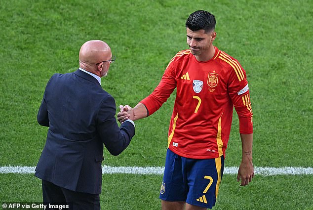 It is unlikely that Spain coach Luis de la Fuente will simply let the Atletico Madrid striker go