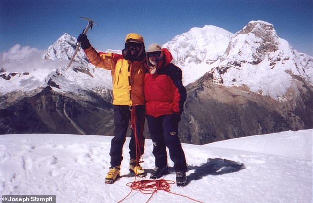 Erskine's body (left) was found shortly after the avalanche, but Richardson's is still missing.