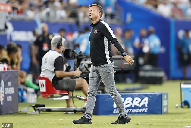 Canada head coach Jesse Marsch during the Copa America third place match against Uruguay