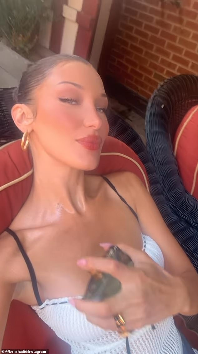 Bella Hadid has been busy promoting her brand Ôrəbella for about three months now