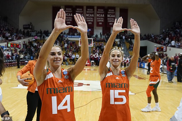 The twins led the 'Canes to the Elite Eight in 2023 before retiring from the sport