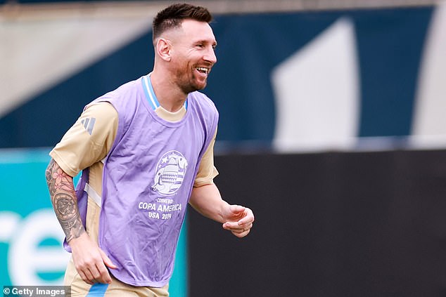 Lionel Messi will attempt to lead Argentina to a record 16th Copa America title on Sunday