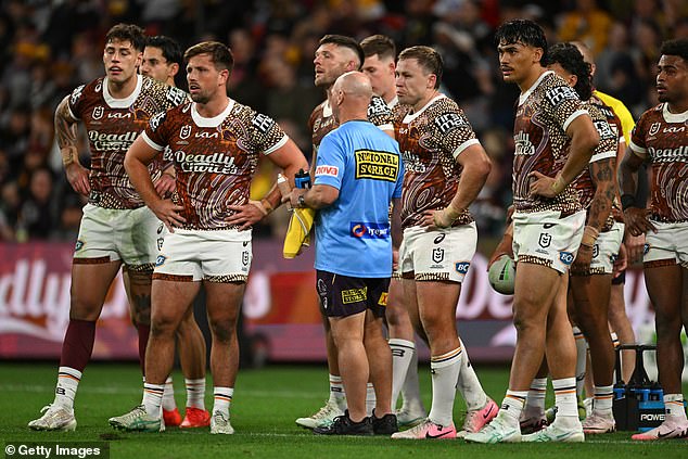 Brisbane's finals hopes have been dashed after a 30-26 loss to the Dragons