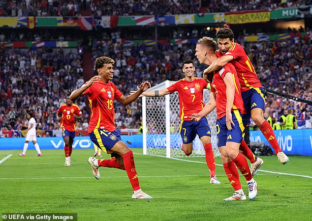 Spain are the best team at Euro 2024, having won six of their six matches in impressive fashion.