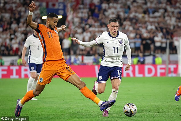 Phil Foden must advance with the ball in the final of Euro 2024, as he did in the semi-final