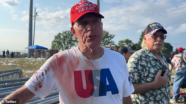 Man in bloody shirt describes how he tried to help shooting victim