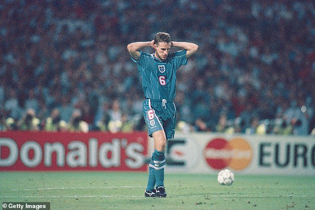 Gareth Southgate's missed penalty in 1996 is one of many painful moments for the Three Lions