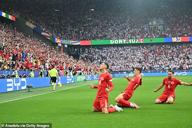 Mowbray cited Arda Guler's goal and the Turkish celebrations against Georgia as highlights