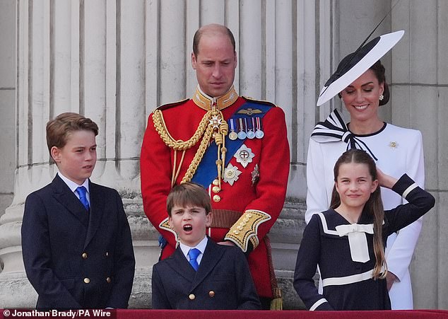 Kate made her return to public life last month at Trooping the Colour, along with her family