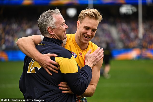 The 2018 Premier League-winning coach hugged his fans for the final time