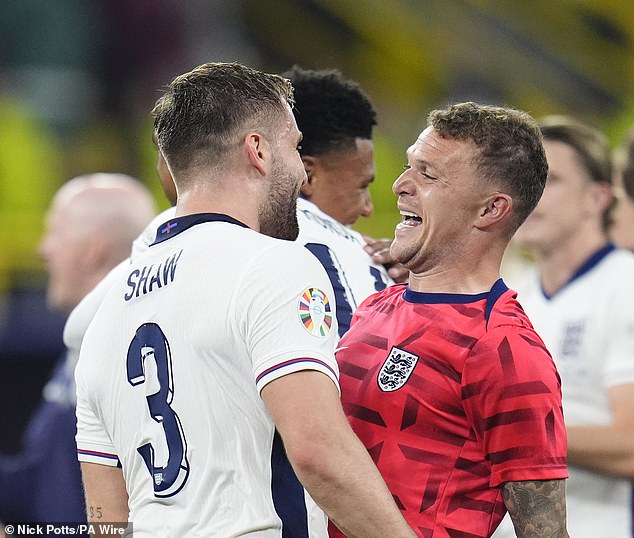 Kieran Trippier has started every England match in Germany but is absent from the final