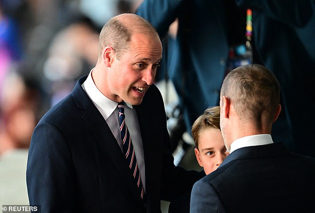 Prince William and his son Prince George are attending the 2024 European Championship final, after the Princess of Wales was at Wimbledon earlier today to see Carlos Alcaraz beat Novak Djokovic