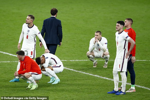 Kane said many of the England players were left 'heartbroken' after losing on penalties in the Euro 2020 final at Wembley