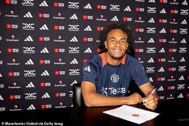 Zirkzee has since moved from Bologna to Manchester United for a fee of £36.5 million