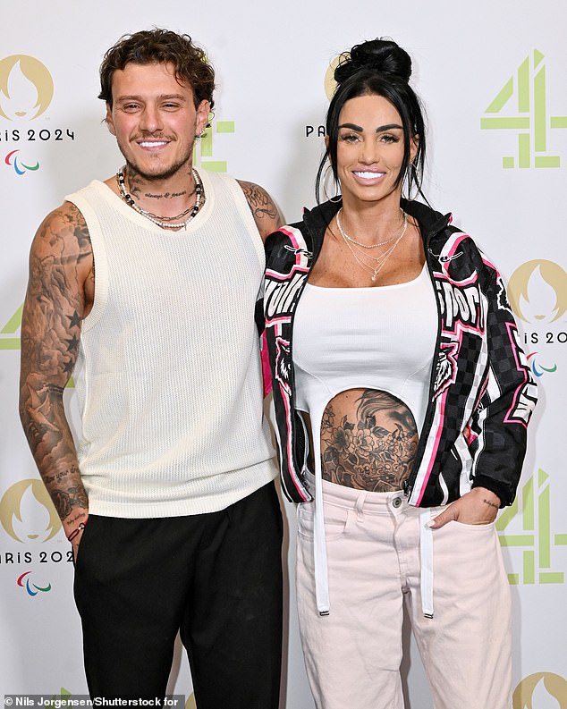 Katie, who is in a happy relationship with JJ Slater (pictured), admitted herself to the Priory shortly after finding herself dependent on drugs and alcohol