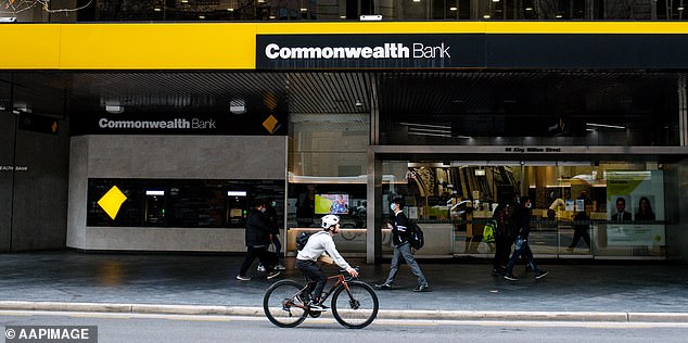 ANZ, Bendigo and Adelaide Bank, Commonwealth Bank (pictured) and Westpac were found to have at least two million people on high-fee accounts