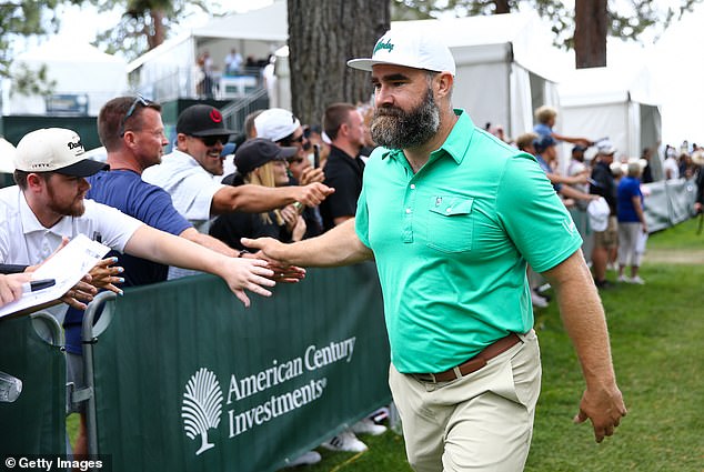 1721012046 766 Travis and Jason Kelce struggle in celebrity golf tournament as